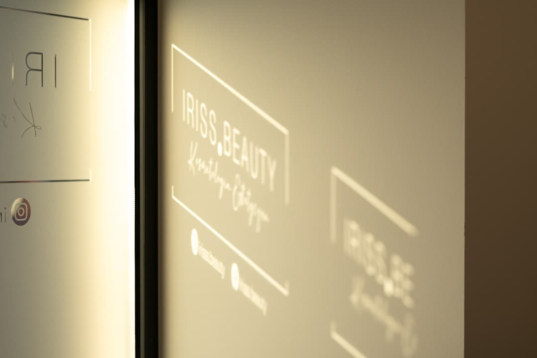 A close up of a wall with a light shining on it
